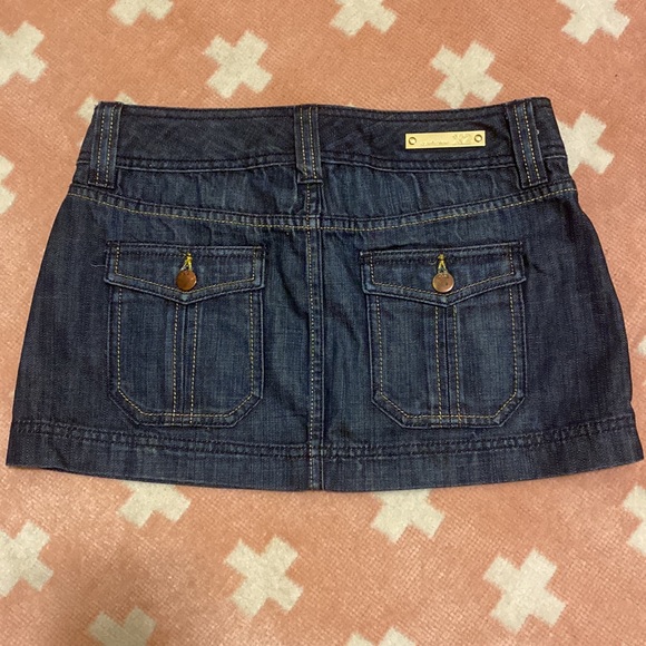 Denim Skirt w/ POCKETS - Picture 5 of 12